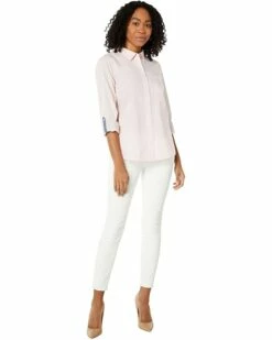 Discount ❤️ Tommy Hilfiger Shirts & Tops Solid Roll Tab ❤️ -Tommy Hilfiger Shop 51BpeLAD2xL. AC SR736920