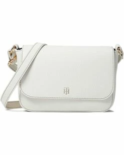 Budget 👍 Tommy Hilfiger Handbags Lynn II Flap Crossbody Pebble PVC 🛒