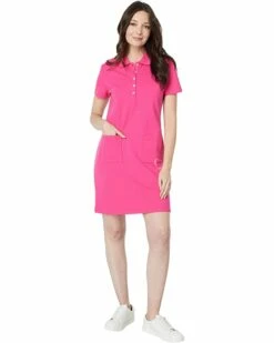 Budget 🥰 Tommy Hilfiger Dresses Short Sleeve Polo Dress with Pockets 😉 -Tommy Hilfiger Shop 613fd02JVWL. AC SR736920