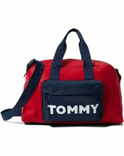 Discount ❤️ Tommy Hilfiger Duffle Bags Elsie II Convertible Duffel Bold Logo Color-Block Nylon 🥰 -Tommy Hilfiger Shop 614hJ8aLdIL. AC SR736920