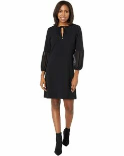 Buy 🔥 Tommy Hilfiger Dresses 3/4 Sleeve Scuba Crepe❤️ Dress ⭐ -Tommy Hilfiger Shop 614zEZMQqEL. AC SR736920