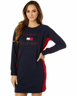 Buy 🤩 Tommy Hilfiger Dresses Crew Sweatshirt Dress 🔔 -Tommy Hilfiger Shop 61HVSC9G1qL. AC SR736920