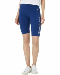 Hot Sale ⭐ Tommy Hilfiger Sport Bike Shorts w/ Printed Logo ❤️