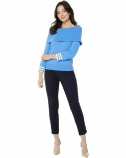 Best deal ⭐ Tommy Hilfiger Sweaters Off-the-Shoulder Stripe Sleeve Sweater ❤️ -Tommy Hilfiger Shop 61OsOzR5YeL. AC SR736920