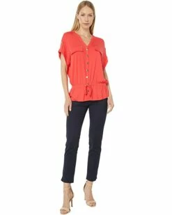 Best reviews of ⭐ Tommy Hilfiger Shirts & Tops Short Sleeve Button Front Waist Tie Knit ⭐ -Tommy Hilfiger Shop 61QjPQU8hjL. AC SR736920