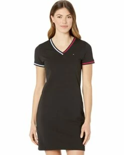 Wholesale 👏 Tommy Hilfiger Dresses Short Sleeve V-Neck Tee Dress 🛒