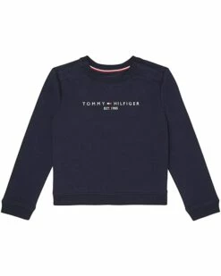 Discount ⭐ Tommy Hilfiger Adaptive Hoodies & Sweatshirts Sweatshirt with Velcro Brand Closures at Shoulders (Little Kids/Big Kids) 🌟