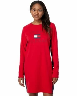 Buy 🤩 Tommy Hilfiger Dresses Crew Sweatshirt Dress 🔔 -Tommy Hilfiger Shop 61YyEEV3tfL. AC SR736920