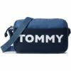 Best Sale 🔥 Tommy Hilfiger Handbags Erin II Camera Crossbody Bold Logo Color-Block Nylon 💯