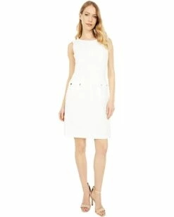 Best deal ⌛ Tommy Hilfiger🥰 Dresses Sleeveless Mini Knit Jacquard❤️ Dress ⌛