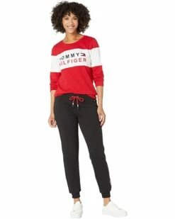 Brand new 👏 Tommy Hilfiger Sport Pants Fleece Joggers w/ Logo ❤️ -Tommy Hilfiger Shop 61dtCKt91L. AC SR736920