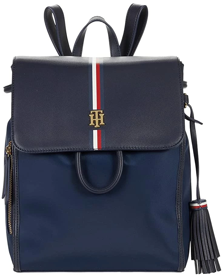 Buy ❤️ Tommy Hilfiger Backpacks Lucy - Flap Backpack - Nylon/PVC ✨ 1 Buy ❤️ Tommy Hilfiger Backpacks Lucy - Flap Backpack - Nylon/PVC ✨