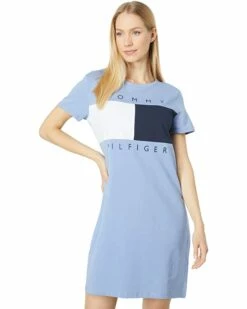 Coupon 💯 Tommy Hilfiger Dresses Short Sleeve Big Flag⌛ Dress ⭐