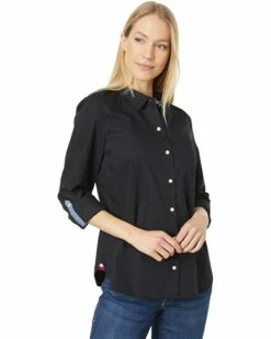 Discount ❤️ Tommy Hilfiger Shirts & Tops Solid Roll Tab ❤️ -Tommy Hilfiger Shop 61iTt0iM8JL. AC SR736920