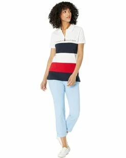 Buy ✨ Tommy Hilfiger Shirts & Tops Pieced Global Zip Polo ⌛ 8 Buy ✨ Tommy Hilfiger Shirts & Tops Pieced Global Zip Polo ⌛ -Tommy Hilfiger Shop 61jFnstyn8L. AC SR736920