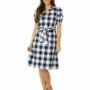 Brand new 👏 Tommy Hilfiger Dresses Puff Sleeve Gingham Shirtdress 🎁