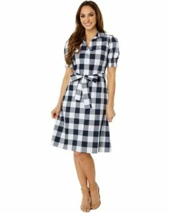 Brand new 👏 Tommy Hilfiger Dresses Puff Sleeve Gingham Shirtdress 🎁