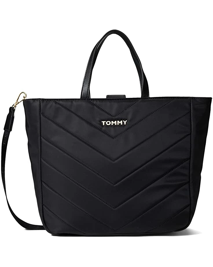Wholesale 🤩 Tommy Hilfiger Handbags Charlize Tote Solid Nylon 👍 1 Wholesale 🤩 Tommy Hilfiger Handbags Charlize Tote Solid Nylon 👍