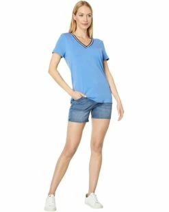 Hot Sale 🛒 Tommy Hilfiger Shirts & Tops Short Sleeve V-Neck Tee 👍 -Tommy Hilfiger Shop 61q7k3aYt2L. AC SR736920