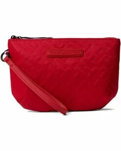 New 😀 Tommy Hilfiger Handbags Jillian II Half-Moon Wristlet Bias Embossed Nylon 👏 -Tommy Hilfiger Shop 61qDdFGLwtL. AC SR736920
