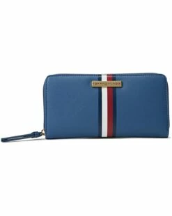 Cheap 👍 Tommy Hilfiger Wallets Irene II Zip Around Wallet Saffiano PVC ✔️