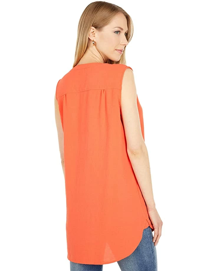 Buy ✨ Tommy Hilfiger Shirts & Tops Sleeveless Band Collar Blouse ⭐ 2 Buy ✨ Tommy Hilfiger Shirts & Tops Sleeveless Band Collar Blouse ⭐ - Image 2