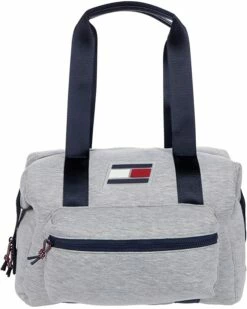Wholesale ✔️ Tommy Hilfiger Handbags Zoe Sport Duffel Tote - Heathered Nylon ✨