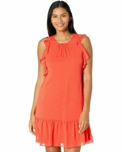 Promo 🌟 Tommy Hilfiger Dresses Chiffon Flounce Hem Dress ⭐