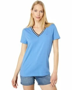 Hot Sale 🛒 Tommy Hilfiger Shirts & Tops Short Sleeve V-Neck Tee 👍
