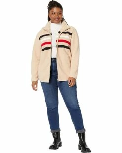 Cheap 🛒 Tommy Hilfiger Coats & Outerwear Stripe Sherpa Jacket 😍 -Tommy Hilfiger Shop 7154iYZYOzL. AC SR736920