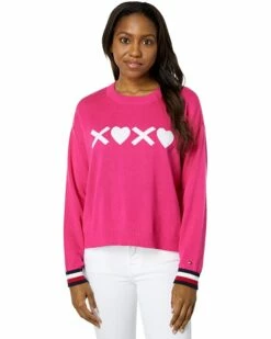 Wholesale ❤️ Tommy Hilfiger Sweaters Crop Xoxo Sweater 🤩 -Tommy Hilfiger Shop 715a0 Py 5L. AC SR736920