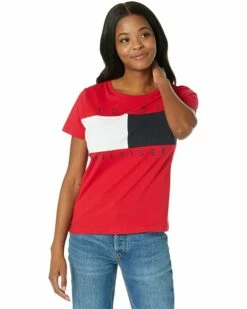 New ⌛ Tommy Hilfiger Shirts & Tops Hilfiger Flag T-Shirt ⭐ -Tommy Hilfiger Shop 716kyUADuIL. AC SR736920