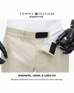 Budget 🎉 Tommy Hilfiger Adaptive Hollywood 10" Stretch Shorts with Velcro Brand Closure and Magnetic Fly 🧨 -Tommy Hilfiger Shop 718IBpanIzL. AC SR736920