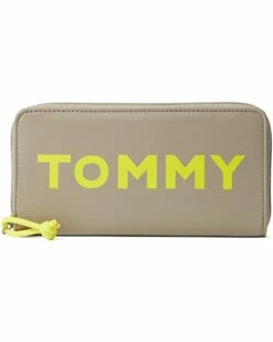 Budget 🛒 Tommy Hilfiger Wallets Erin II Zip Around Wallet Bold Logo Color-Block Nylon ❤️ -Tommy Hilfiger Shop 718ZI9P yfL. AC SR736920