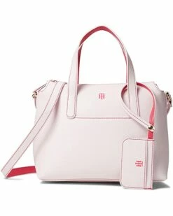 Outlet 🎉 Tommy Hilfiger Handbags Lynn II Convertible Satchel w/ Pouch Pebble PVC 🥰 -Tommy Hilfiger Shop 719PmTmhLL. AC SR736920
