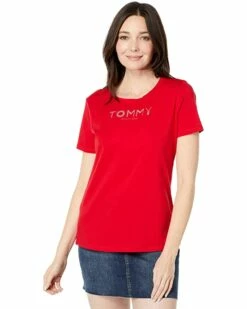 Hot Sale ❤️ Tommy Hilfiger Shirts & Tops Embellished T-Shirt 😀 15 Hot Sale ❤️ Tommy Hilfiger Shirts & Tops Embellished T-Shirt 😀 -Tommy Hilfiger Shop 71CYKP3zwYL. AC SR736920