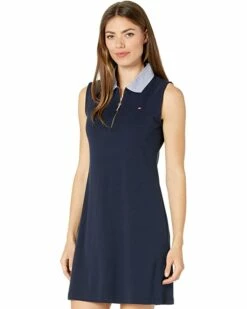 Brand new ✔️ Tommy Hilfiger👍 Dresses Sleeveless Zip-Up Polo Dress 💯