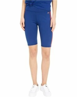 Cheap ✔️ Tommy Hilfiger Sport High-Rise Logo Biker Shorts w/ Side Stripe 😍