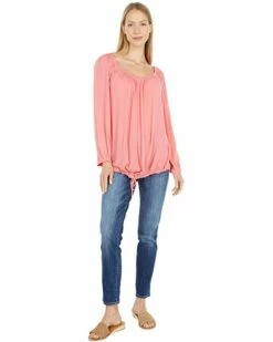 New ⭐ Tommy Hilfiger Shirts & Tops Long Sleeve Off-the-Shoulder Top ⌛ -Tommy Hilfiger Shop 71F29twnkRS. AC SR736920