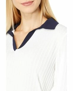 Best deal ⌛ Tommy Hilfiger Shirts & Tops Mix Media Cable Knit Neck 🔔 -Tommy Hilfiger Shop 71GCe VJ87L. AC SR736920