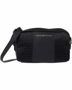 Promo ⭐ Tommy Hilfiger Handbags Kinsley II-Camera Crossbody-Square Monogram Jacquard ✨