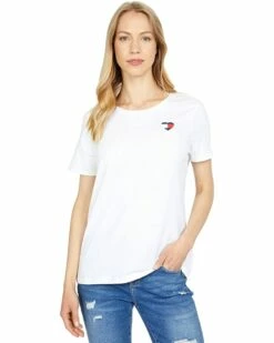 Flash Sale ⭐ Tommy Hilfiger Shirts & Tops Short Sleeve Heart Flag Tee 🛒