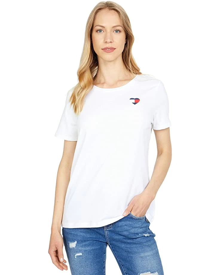 Flash Sale ⭐ Tommy Hilfiger Shirts & Tops Short Sleeve Heart Flag Tee 🛒 1 Flash Sale ⭐ Tommy Hilfiger Shirts & Tops Short Sleeve Heart Flag Tee 🛒