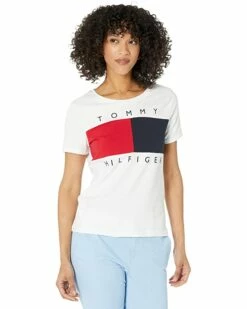 New ⌛ Tommy Hilfiger Shirts & Tops Hilfiger Flag T-Shirt ⭐ -Tommy Hilfiger Shop 71IlkEdSs3L. AC SR736920