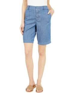 Budget 🎉 Tommy Hilfiger Adaptive Hollywood 10" Stretch Shorts with Velcro Brand Closure and Magnetic Fly 🧨