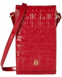 Flash Sale ✨ Tommy Hilfiger Wallets Boxed Set Phone Crossbody with Coin Purse Debossed Patent PVC ✨