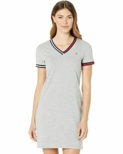 Wholesale 👏 Tommy Hilfiger Dresses Short Sleeve V-Neck Tee Dress 🛒 -Tommy Hilfiger Shop 71QYx RpeEL. AC SR736920