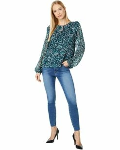 Best Pirce ✔️ Tommy Hilfiger Shirts & Tops Long Sleeve Dot Ruffle Blouse ⌛ -Tommy Hilfiger Shop 71RBrKuAMkL. AC SR736920