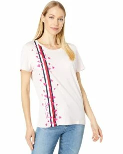 Brand new 💯 Tommy Hilfiger Shirts & Tops Short Sleeve Heart Print Tee ❤️