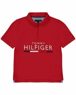 Top 10 ⌛ Tommy Hilfiger Adaptive Shirts & Tops Polo Shirt with Zipper Closure (Little Kids/Big Kids) 😉